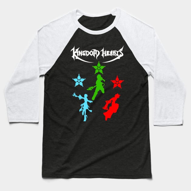 Aqua, Terra and Ventus Baseball T-Shirt by OtakuPapercraft
